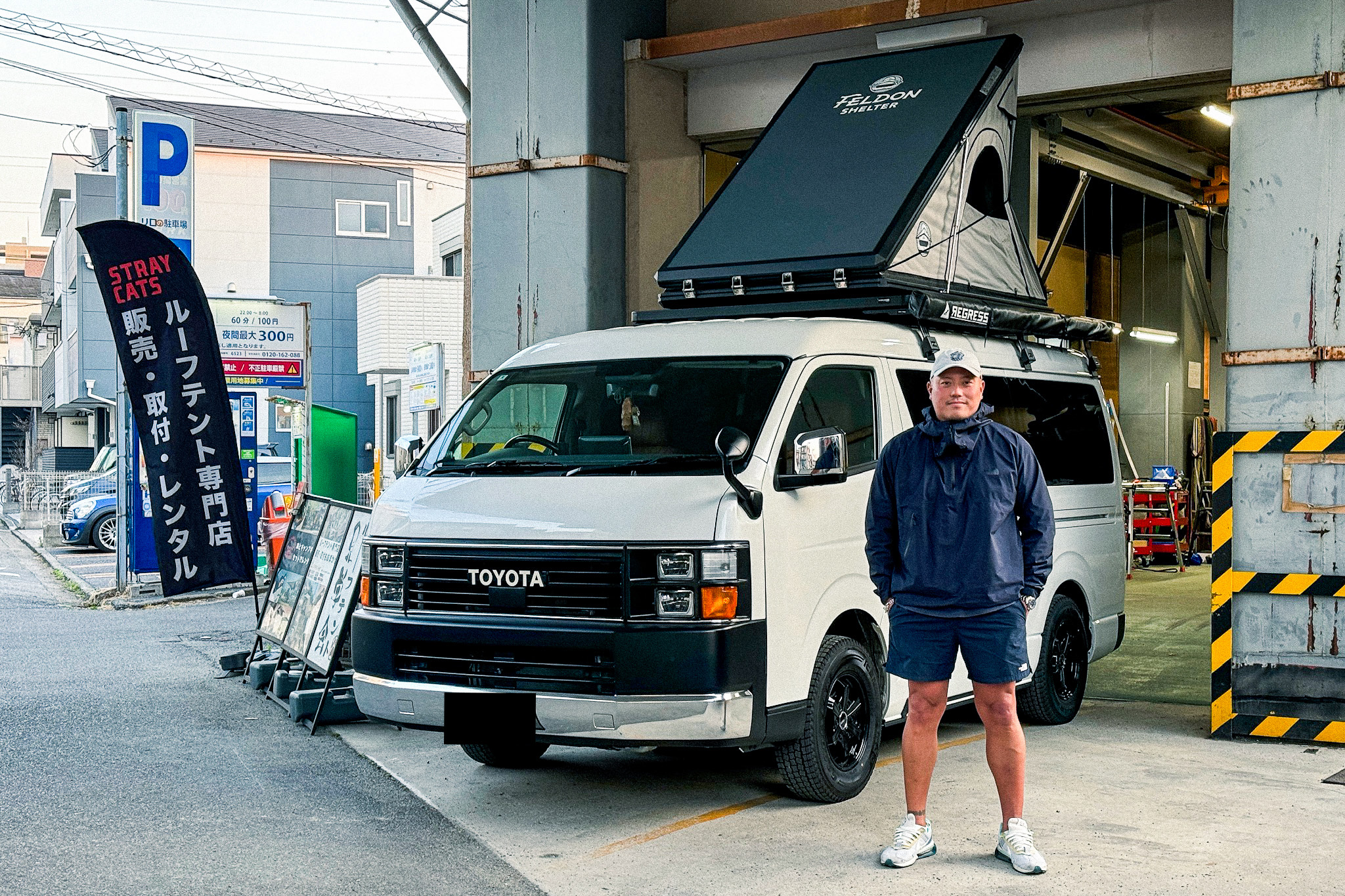ハイエースワゴン ルーフテント