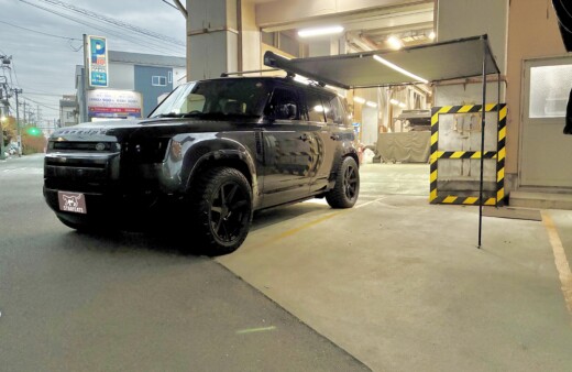 ディフェンダーにTRAP OVERLANDのオーニングを取り付け！