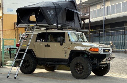 FJクルーザーにルーフテント SKYCAMP 3.0を取り付けました！