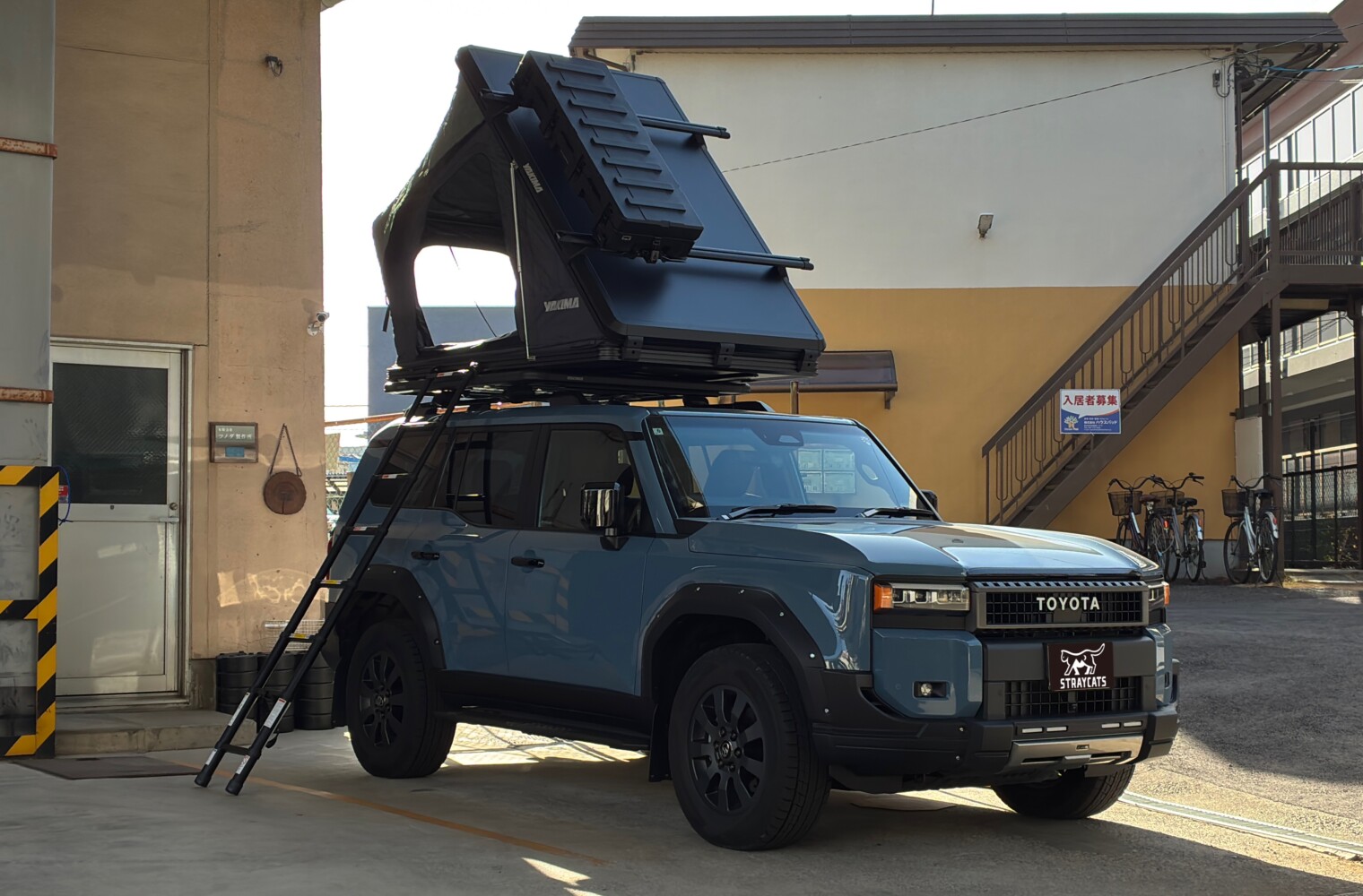 ルーフテントをランクル250に取り付けました！