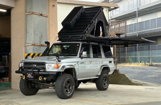 ランクル70にGIWORKS ルーフテント＆サイドオーニングを取り付け！