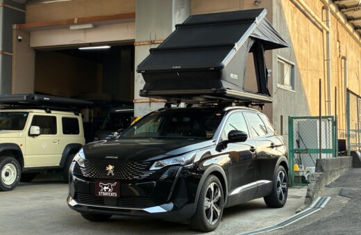 プジョー3008にTRAP OVERLANDのルーフテントを取り付け！