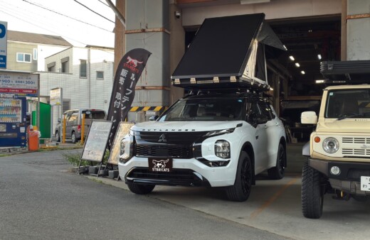 アウトランダーにFELDONSHELTERルーフテントを取り付け！