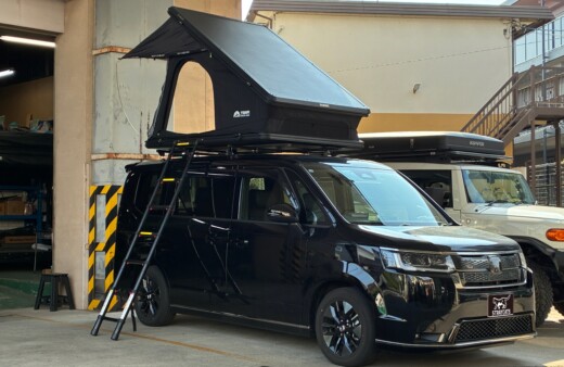 ルーフテント N-Trip2Pをステップワゴンに取り付け！