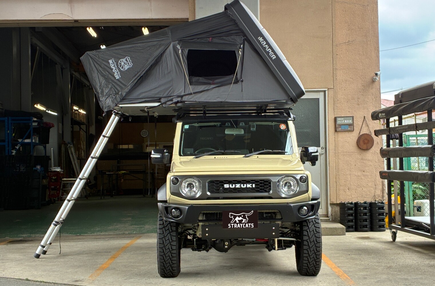 ジムニーノマドにiKaMPERのルーフテントを取り付け!