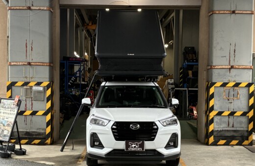 ロッキーにTRAP OVERLAND ルーフテントを取り付け！